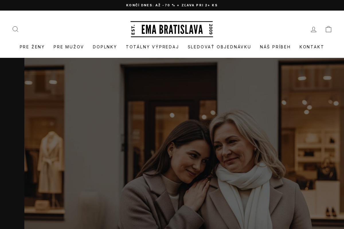 emabratislava.sk homepage screenshot