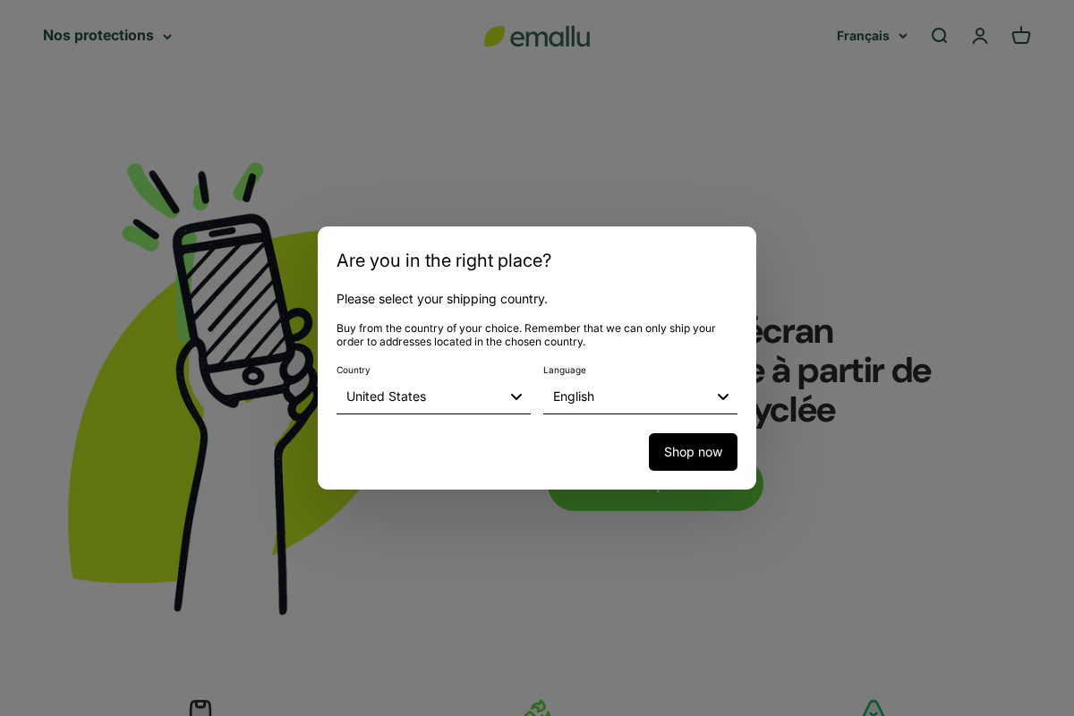 emallu.com homepage screenshot