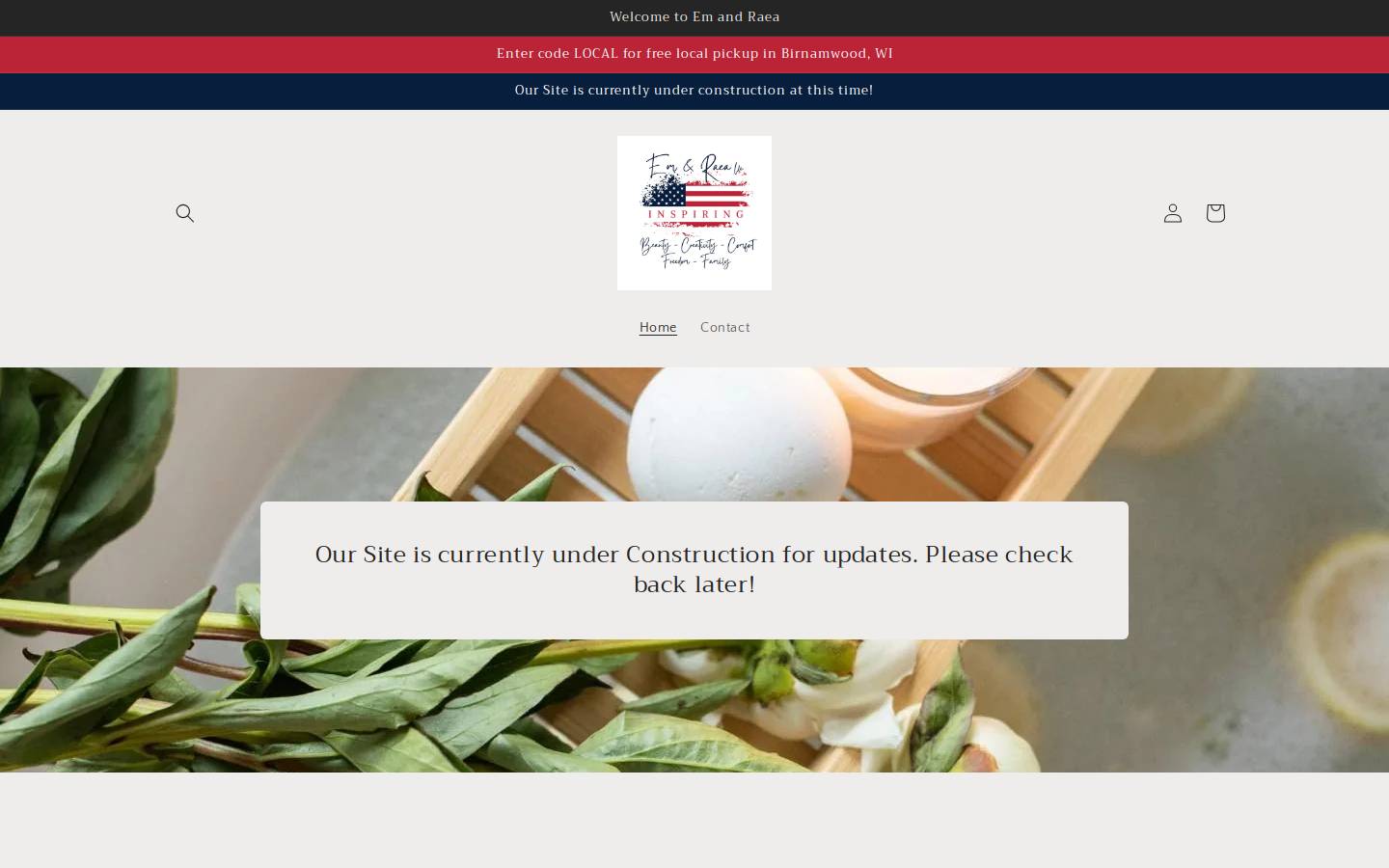 emandraea.com homepage screenshot