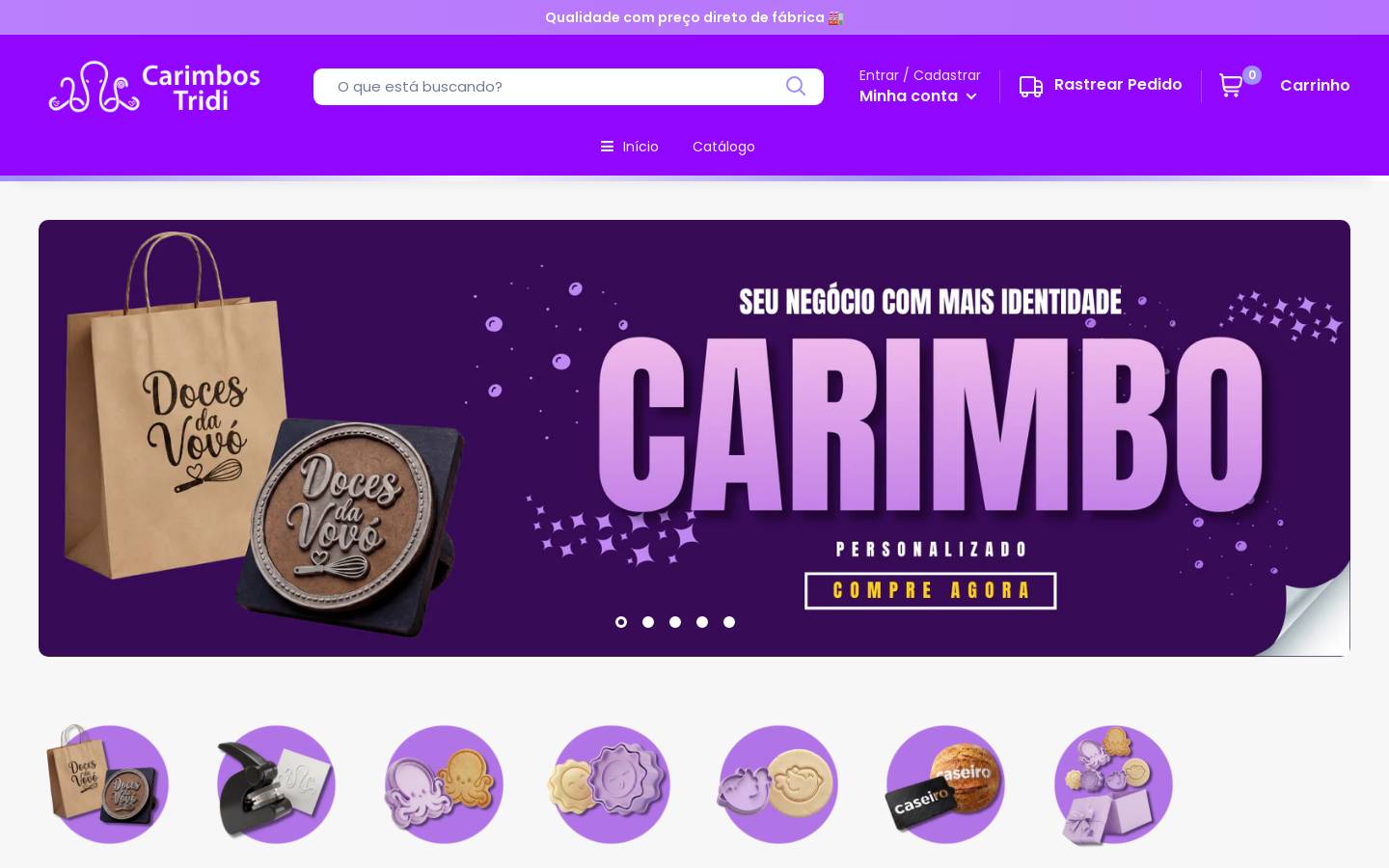 embalagenstridi.com.br homepage screenshot