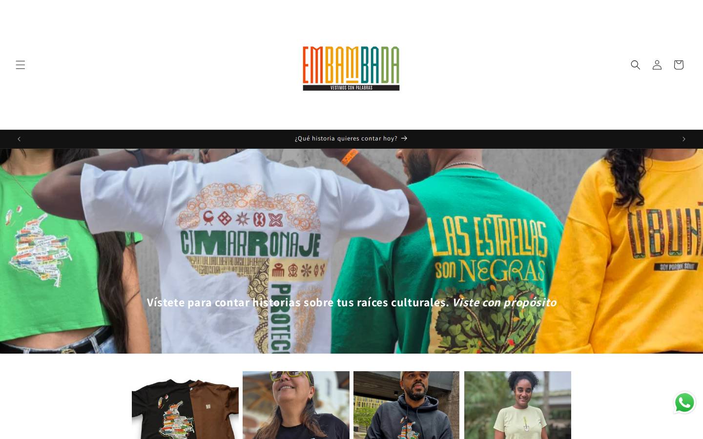 embambada.com homepage screenshot