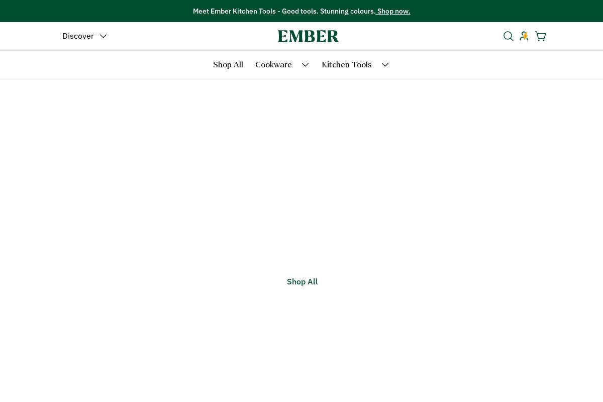 embercookware.com homepage screenshot