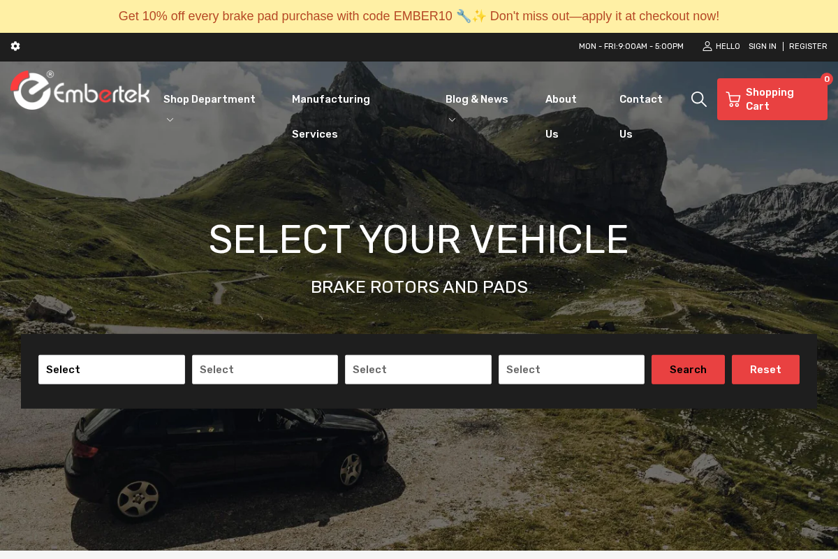 EMBERTEK AUSTRALIA homepage screenshot