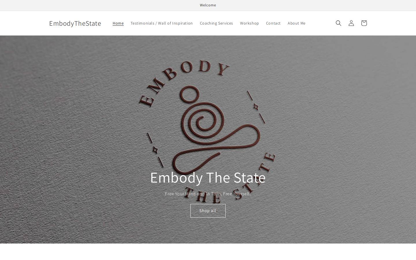 embodythestate.com homepage screenshot