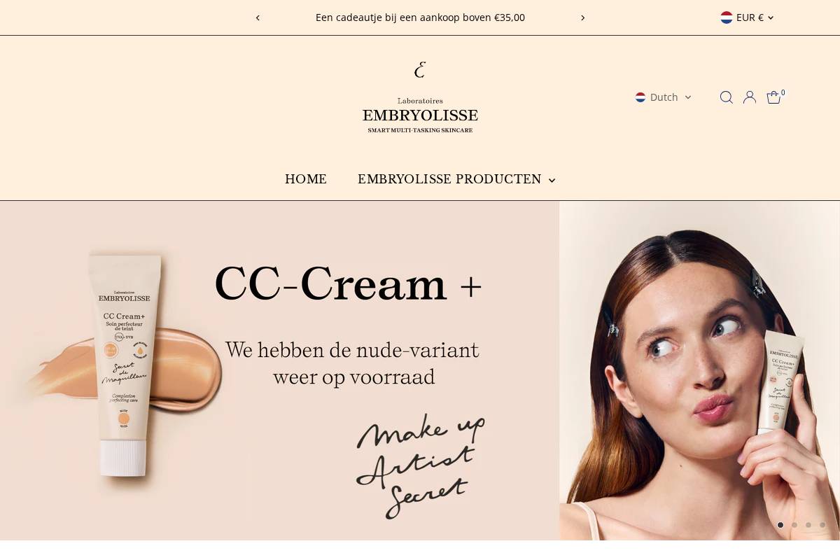 embryolisse-shop.online homepage screenshot
