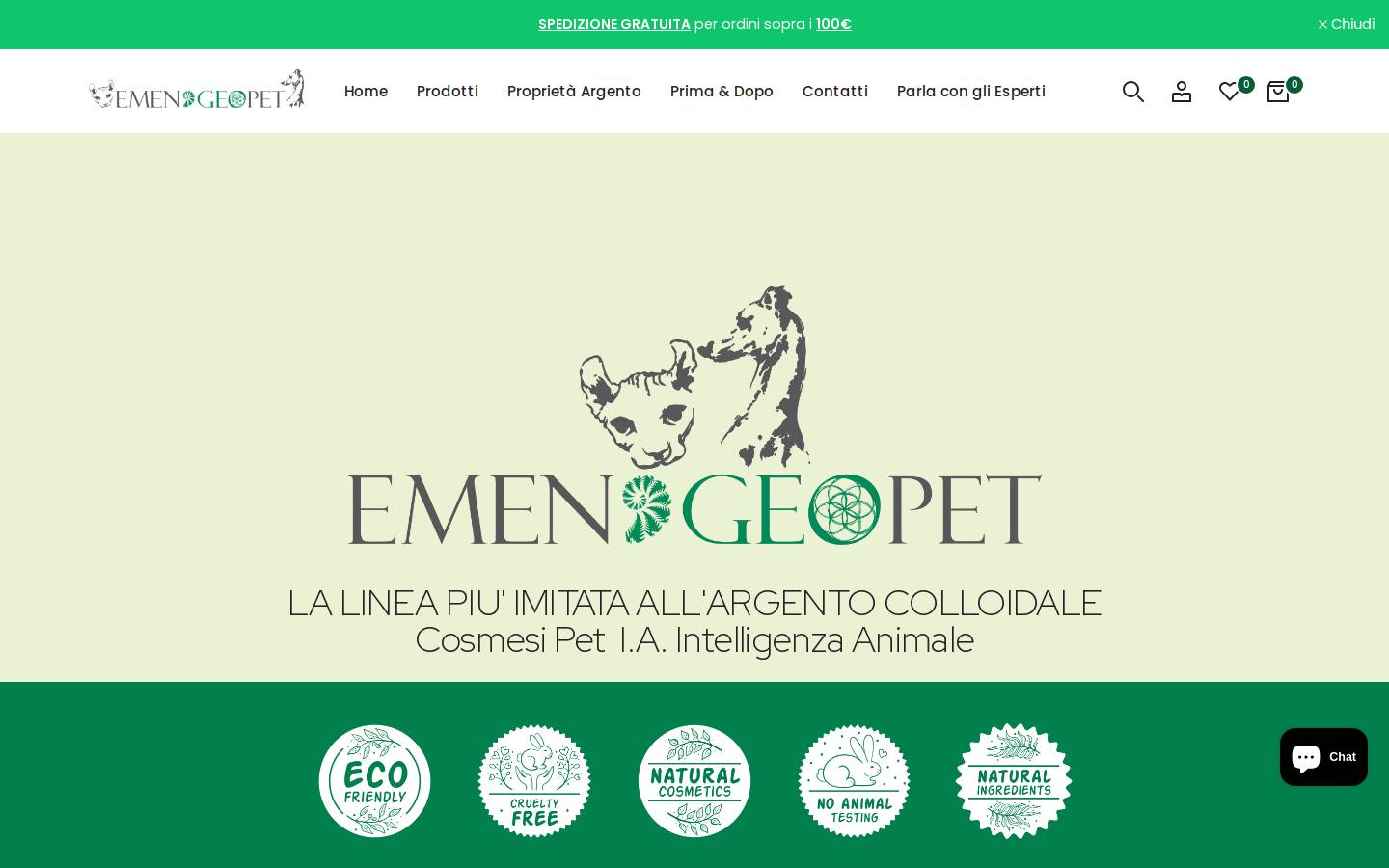 Emendgeo homepage screenshot