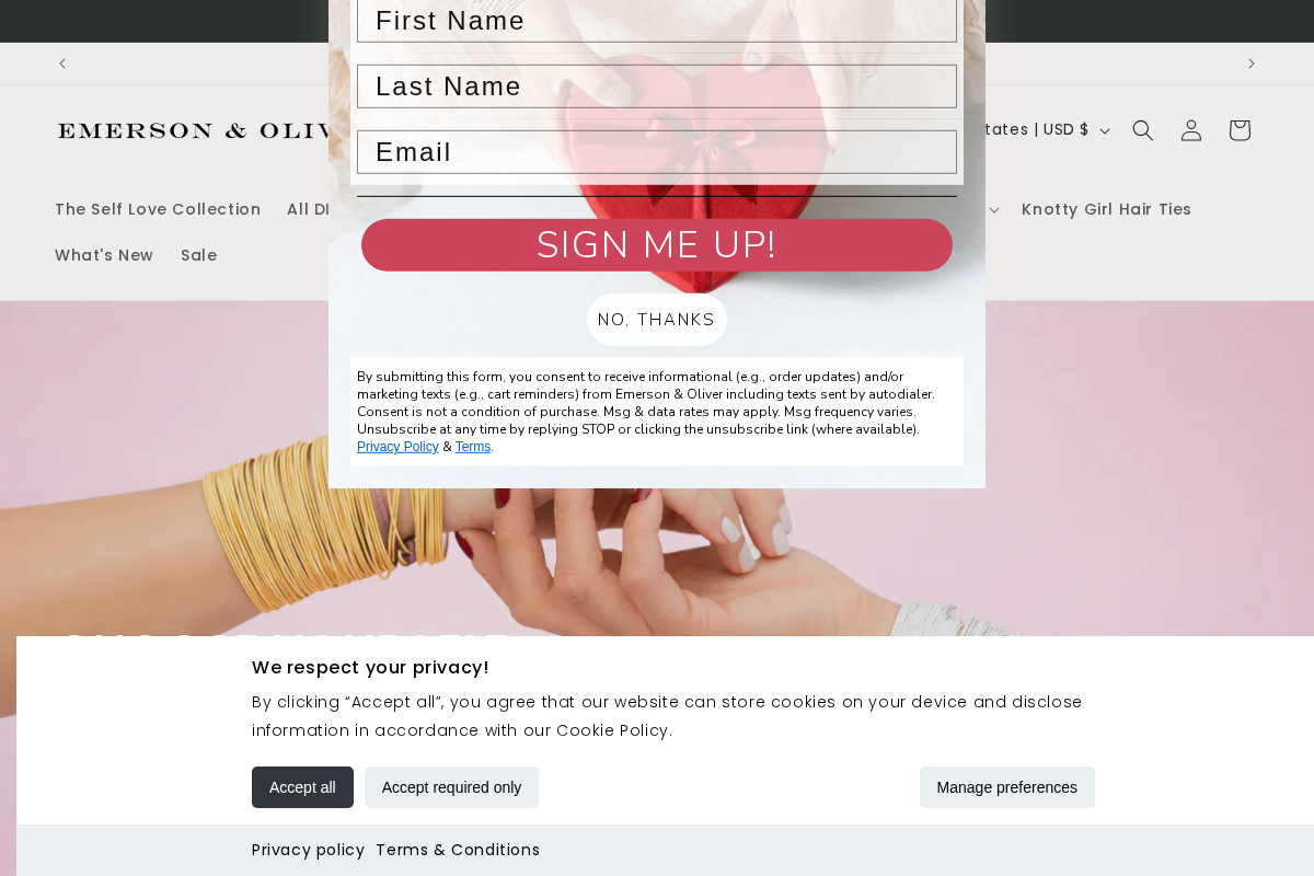 Emerson & Oliver homepage screenshot