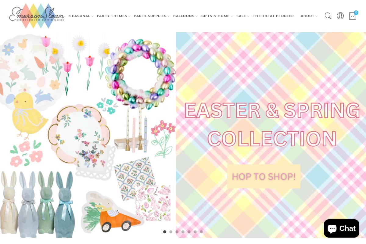 emersonsloan.com homepage screenshot