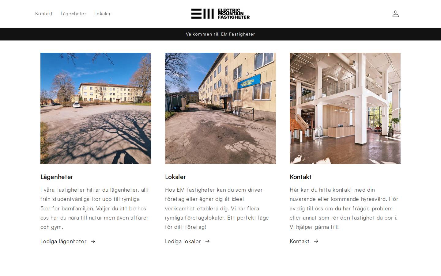 emfastigheter.se homepage screenshot