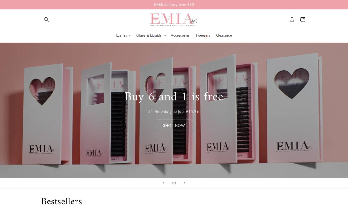 Emiauk homepage screenshot