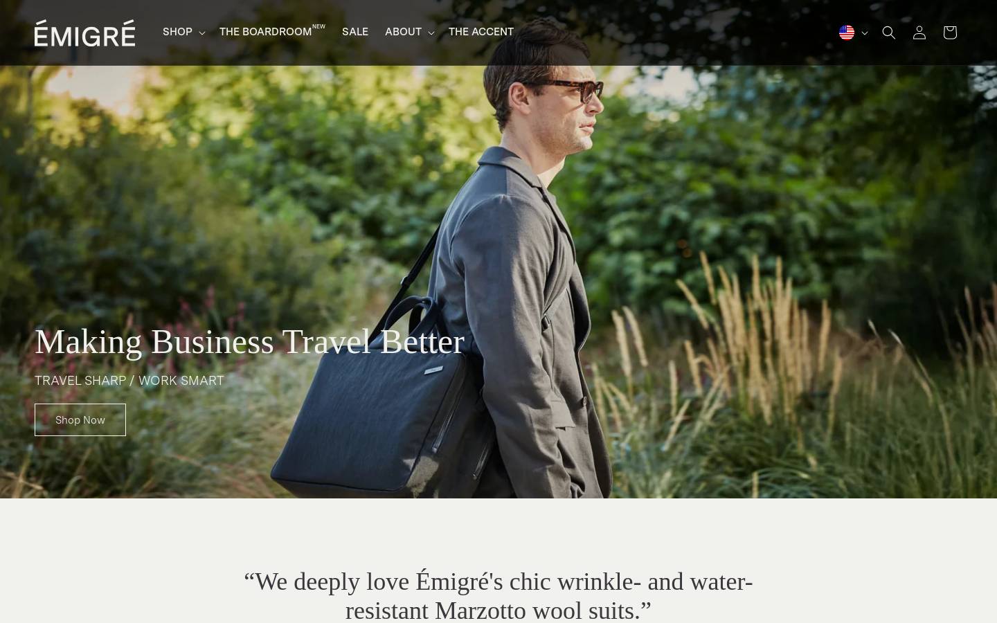 Emigre homepage screenshot