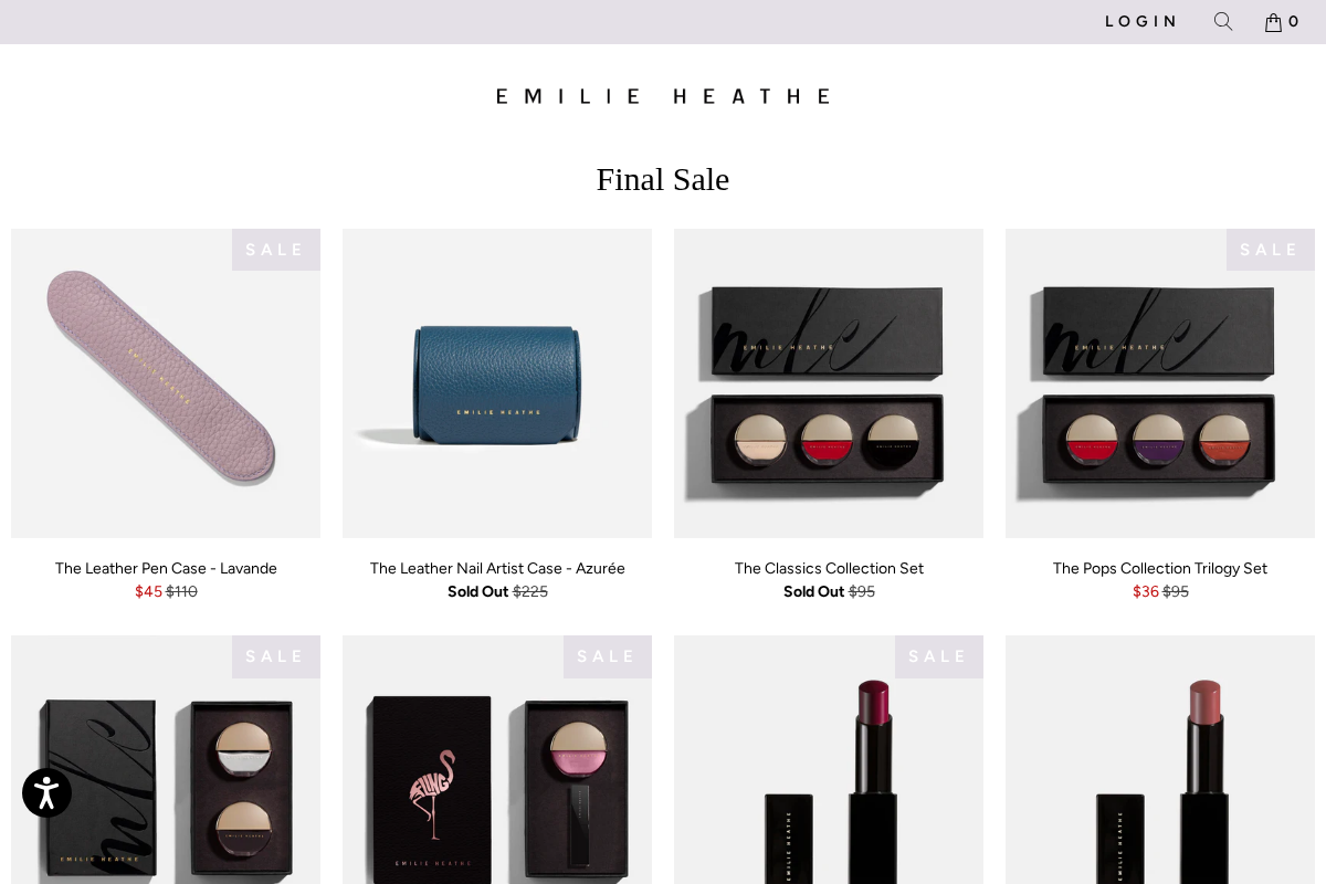 emilieheathe.com homepage screenshot