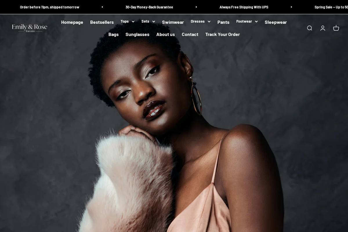 emilyandrose-toronto.com homepage screenshot