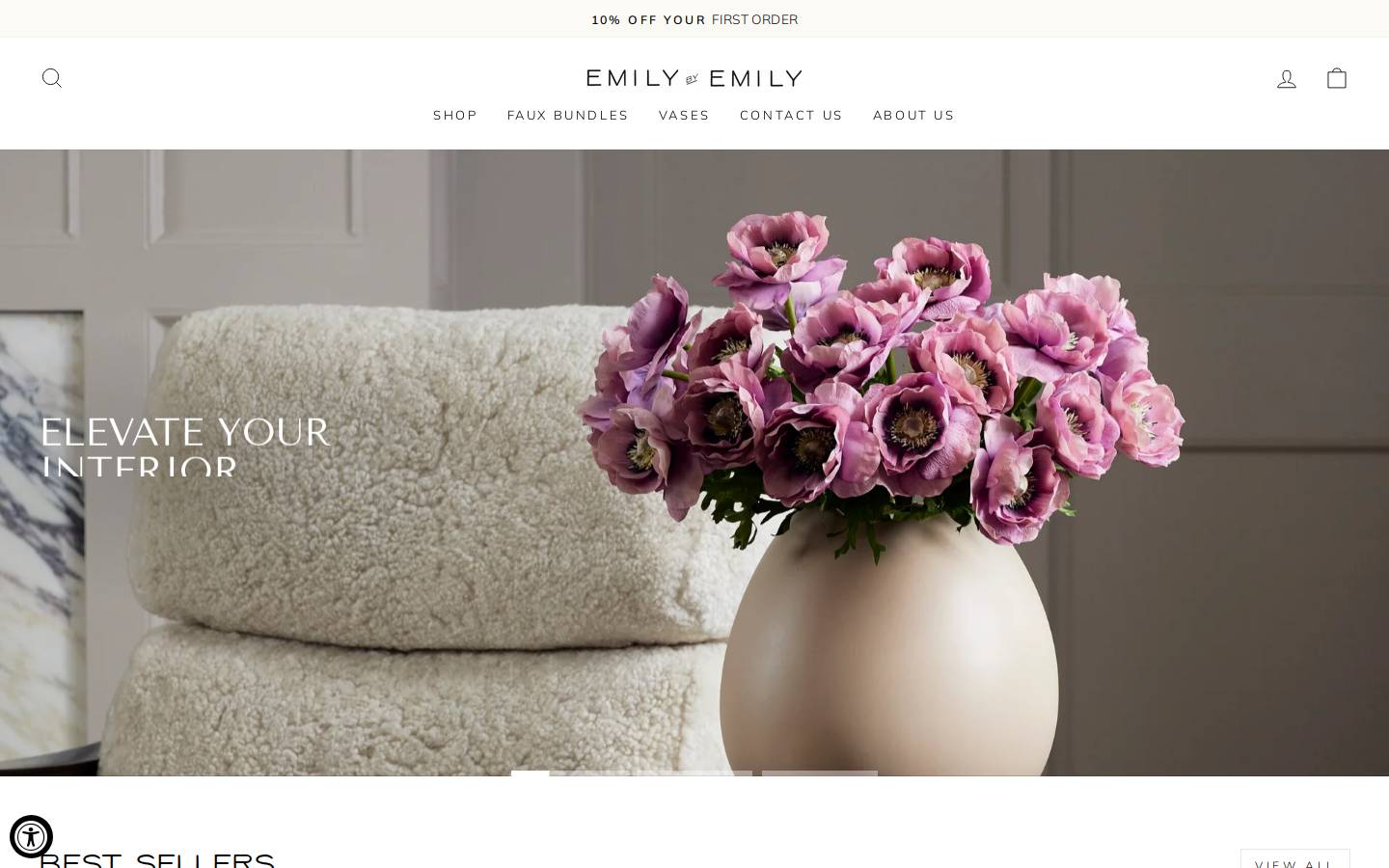 emilybyemily.com homepage screenshot