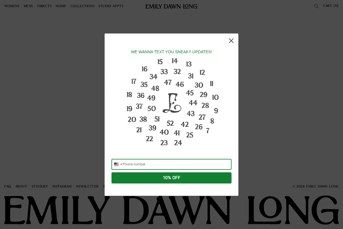 EMILY DAWN LONG homepage screenshot