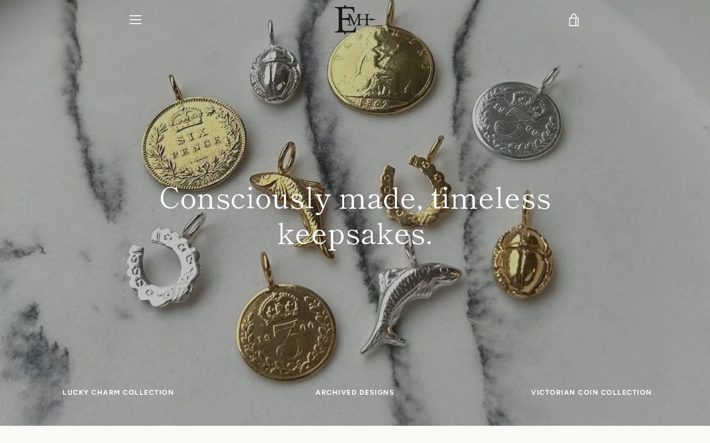emilymargarethill.com homepage screenshot