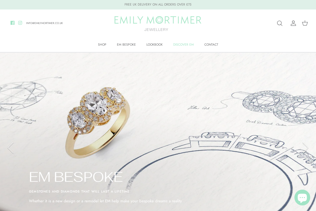 emilymortimer.co.uk homepage screenshot