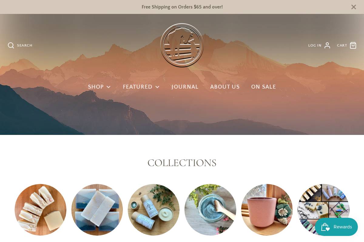 emilyshomestead.com homepage screenshot