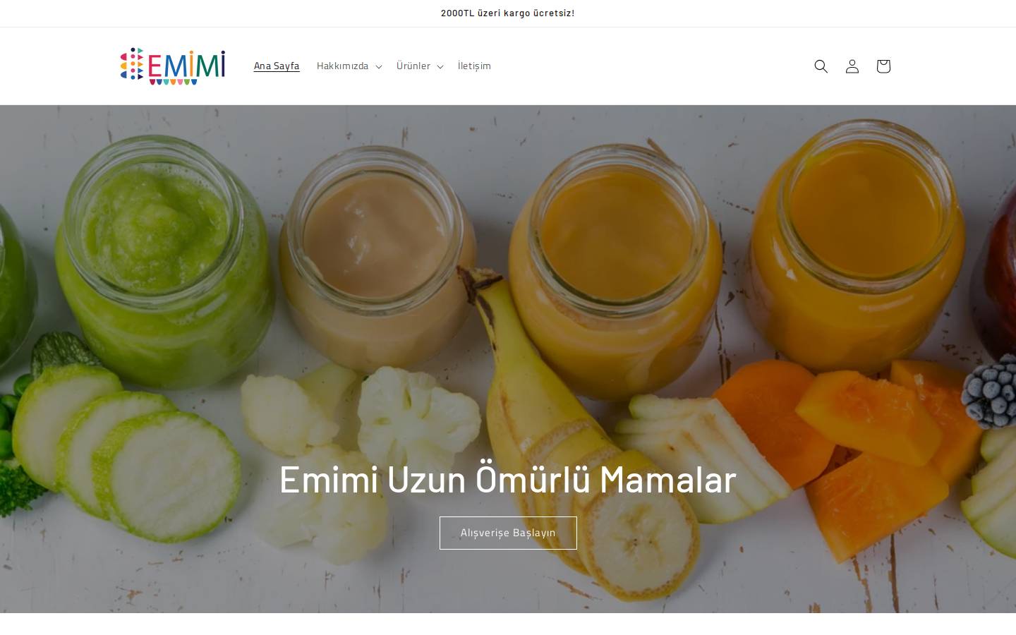 emimi.com.tr homepage screenshot