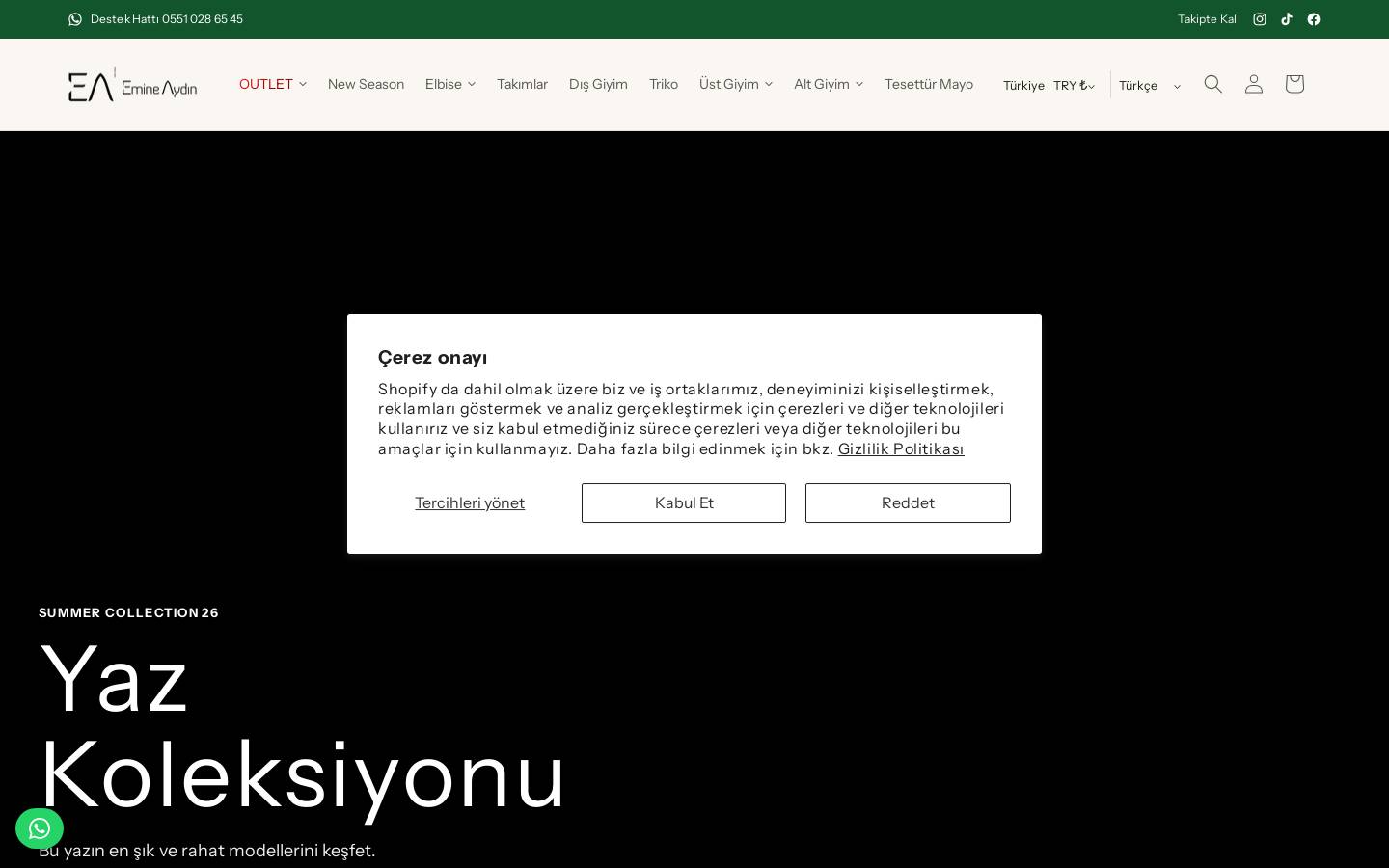 emineaydin.com.tr homepage screenshot