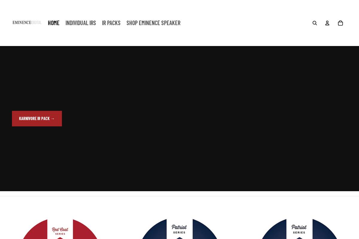 eminence-digital.com homepage screenshot