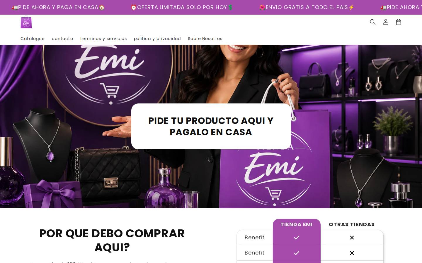 emitienda.com homepage screenshot