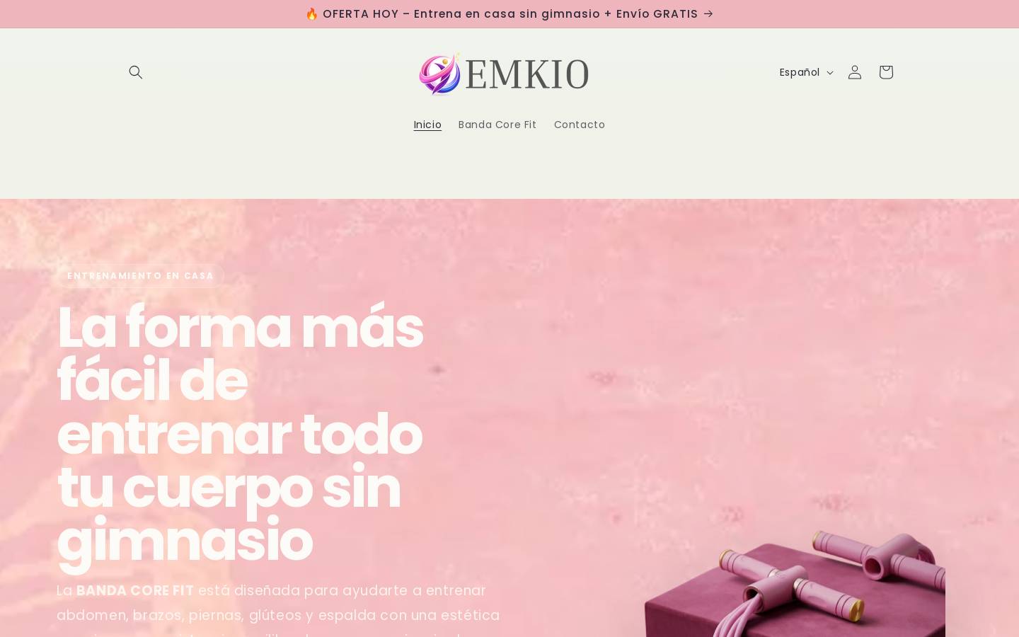 emkio.com homepage screenshot