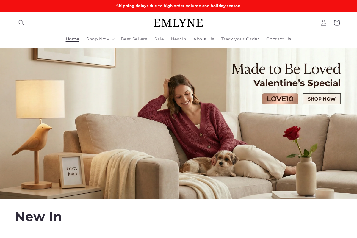 Emlyne homepage screenshot