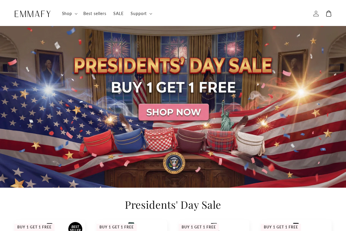 Emmafy homepage screenshot