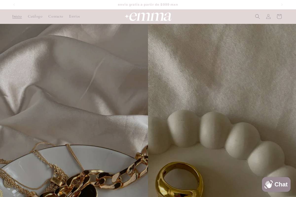 Emmajewelry homepage screenshot