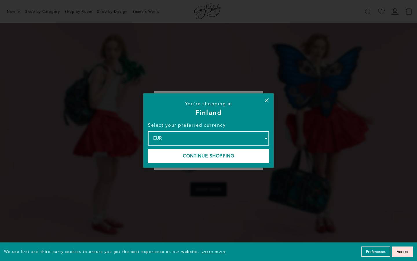 Emma J Shipley homepage screenshot