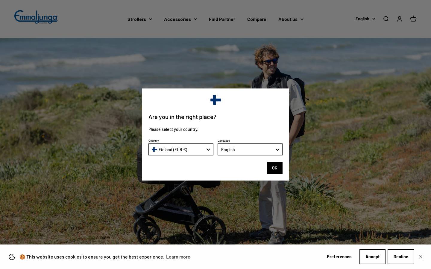 Emmaljunga homepage screenshot