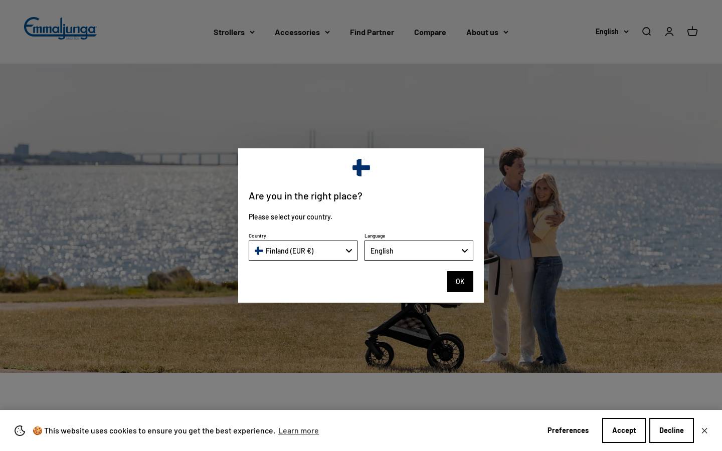 Emmaljunga homepage screenshot