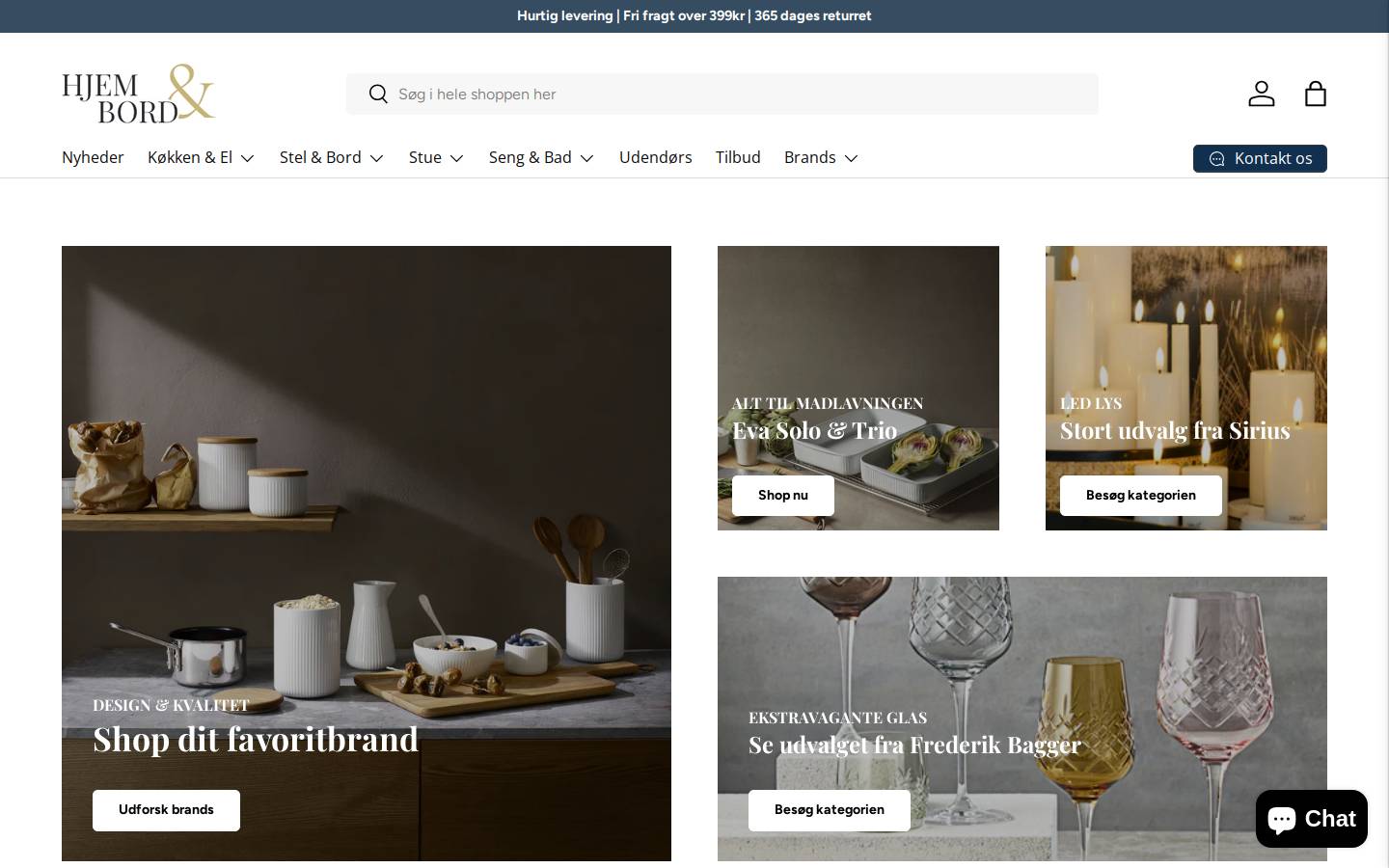 Emmalys.dk homepage screenshot