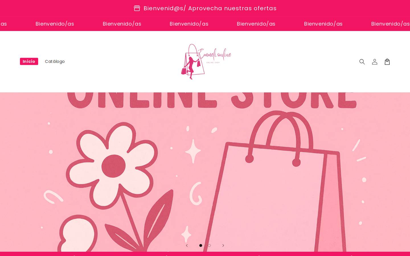 emmeli.online homepage screenshot