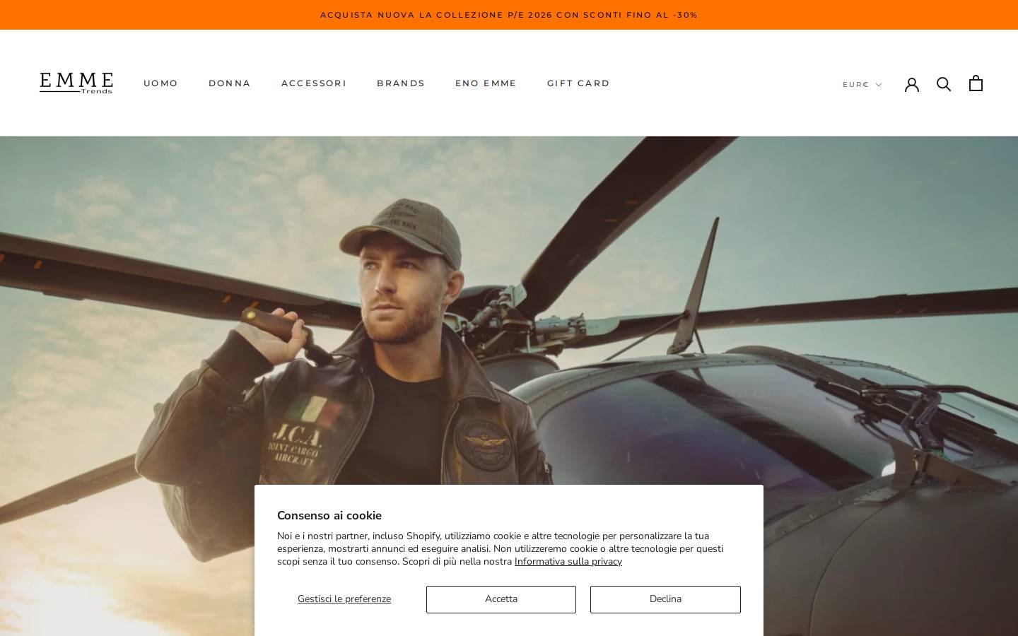 Emmetrends homepage screenshot
