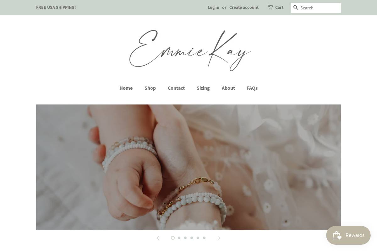 emmiekayco.com homepage screenshot