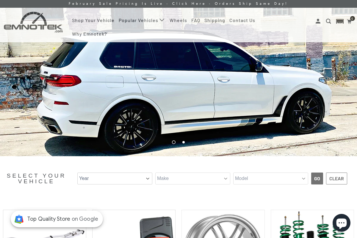 Emnotek homepage screenshot