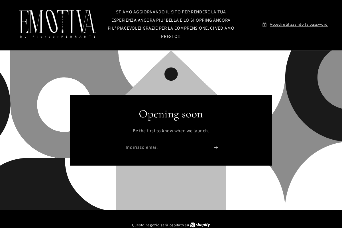 emotivajewelry.com homepage screenshot