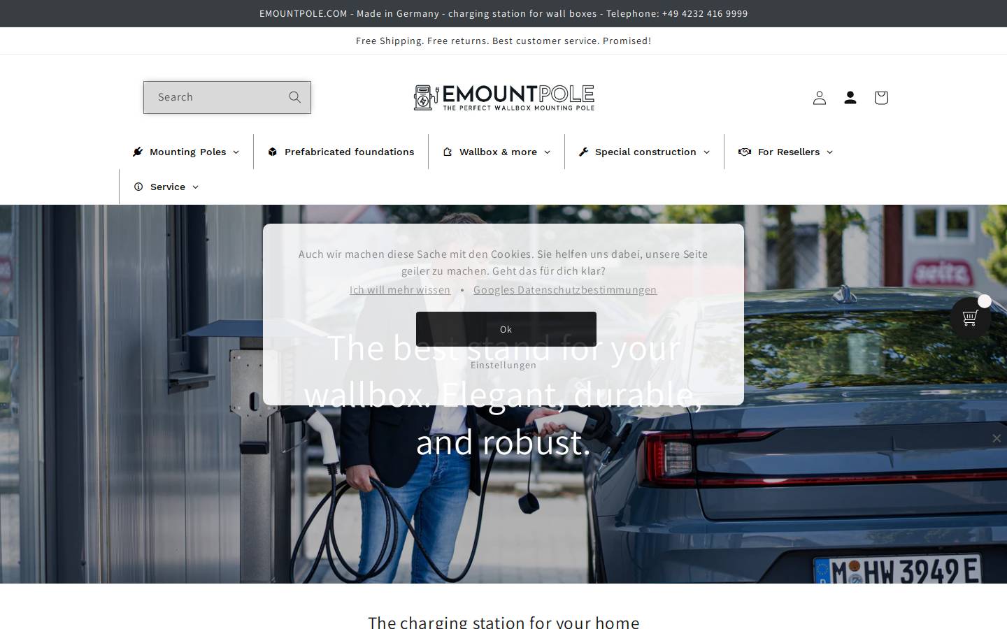 emountpole.com homepage screenshot