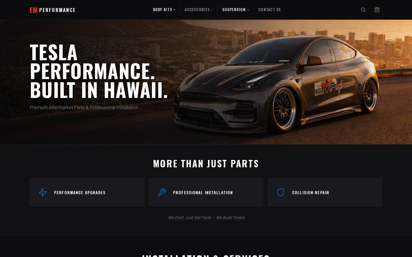 emp-hi.com homepage screenshot