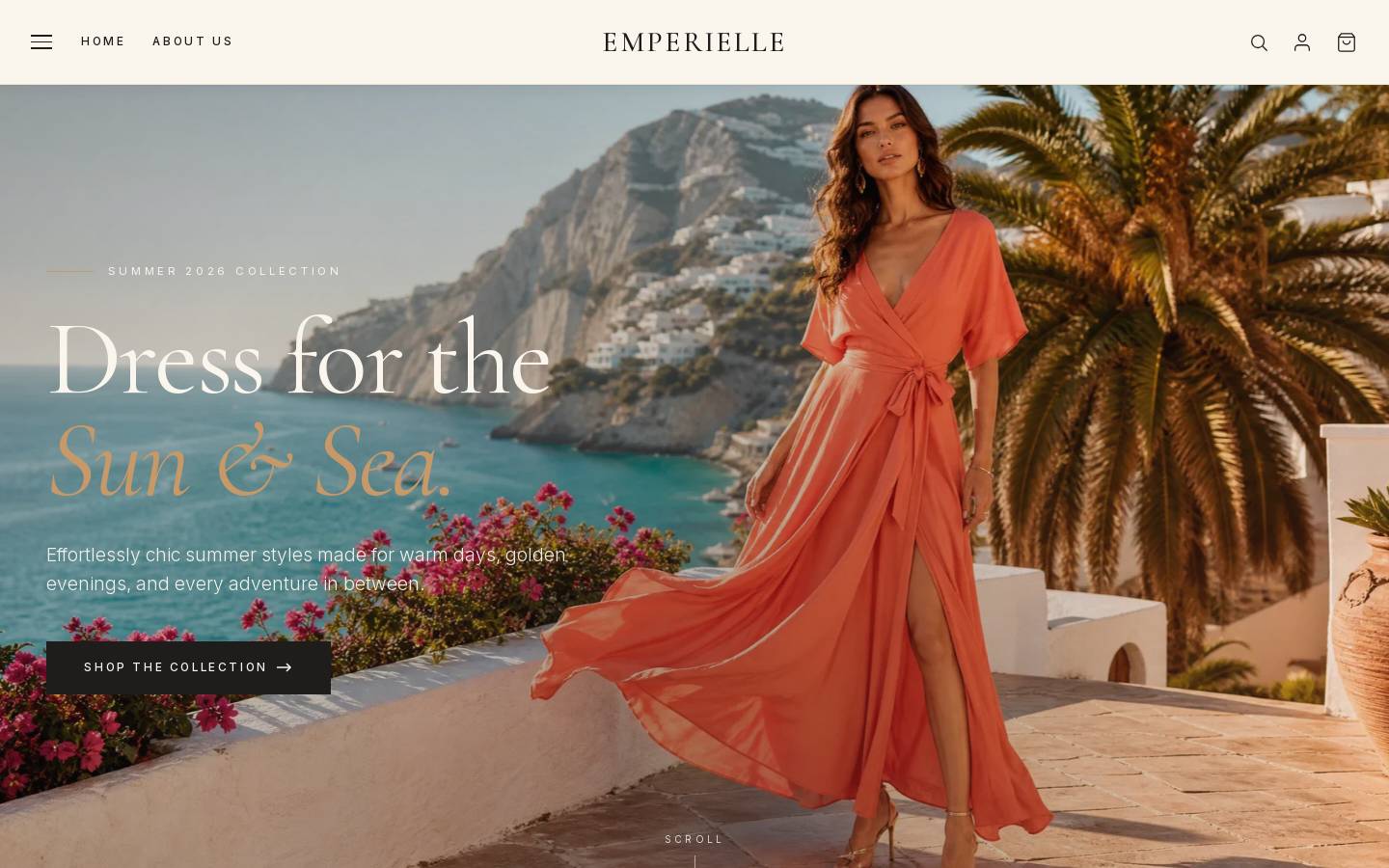 emperielle.com homepage screenshot