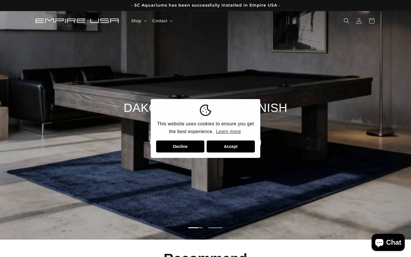 empire-usa.com homepage screenshot