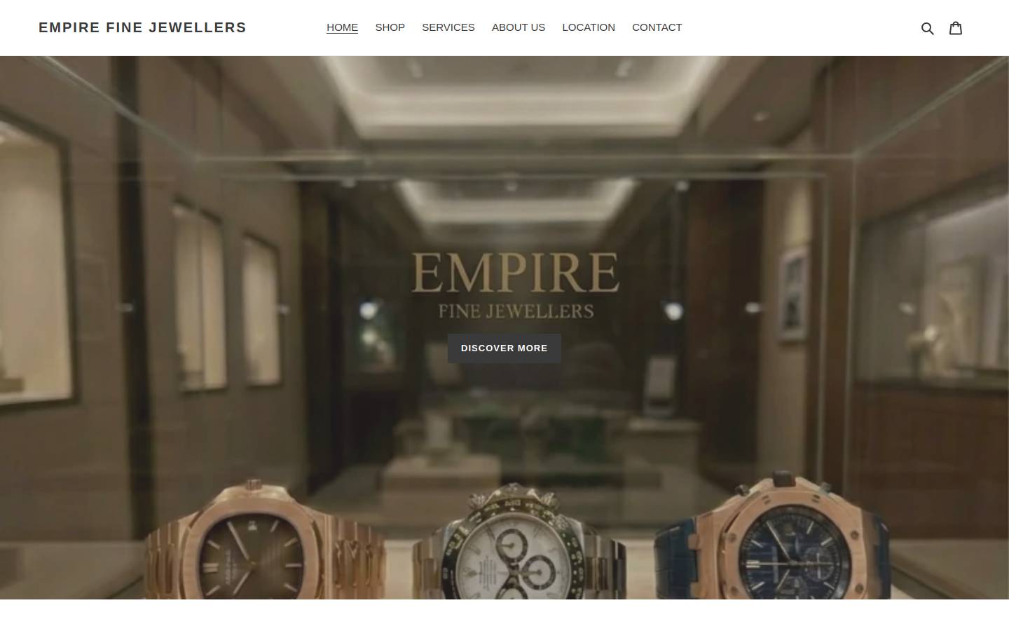empirefinejewellers.com homepage screenshot