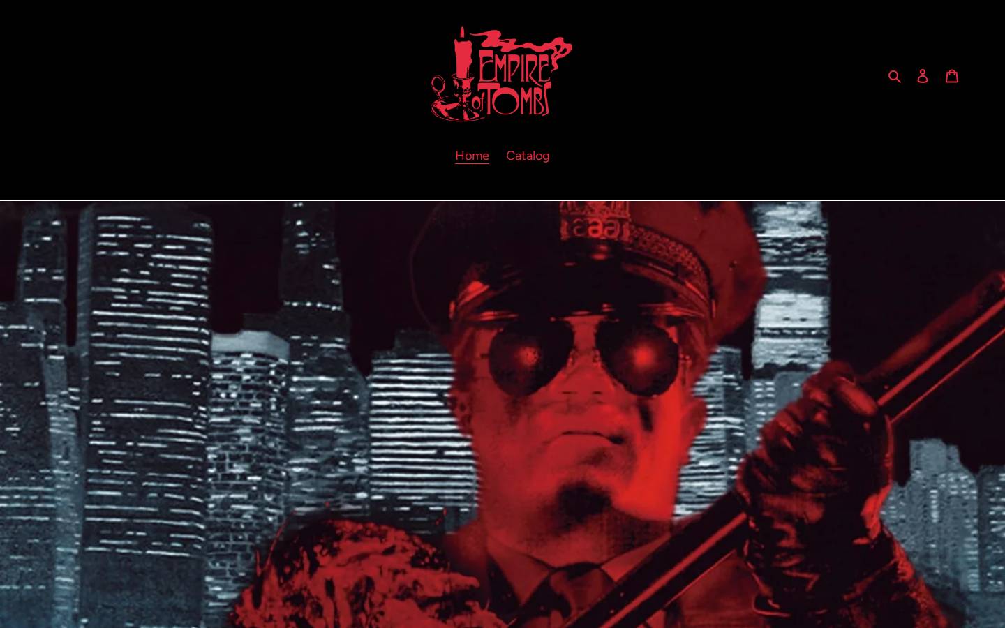 empireoftombs.com homepage screenshot