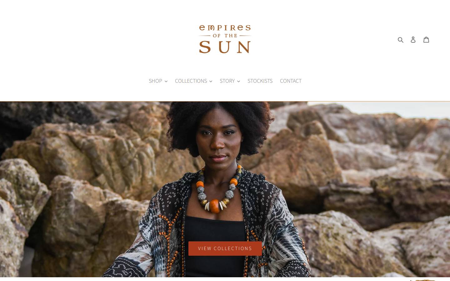 empiresofthesun.com homepage screenshot