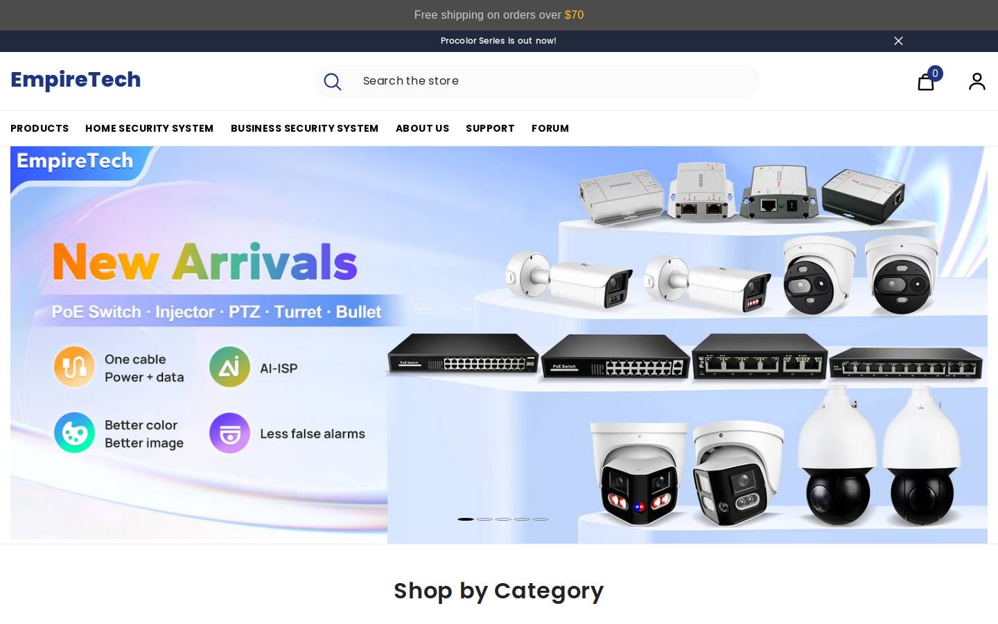 Empiretech01 homepage screenshot