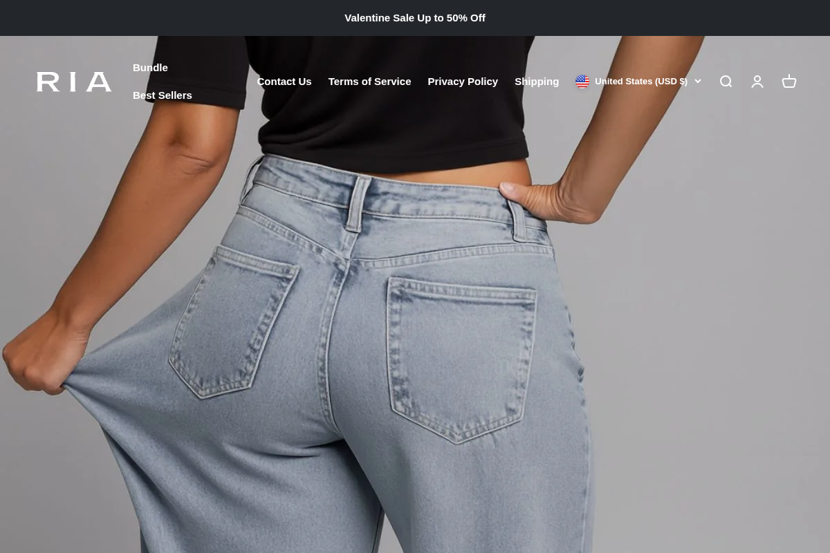 Empiria Activewear homepage screenshot