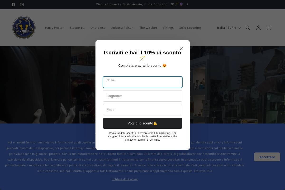 emporiodellemeraviglie.com homepage screenshot