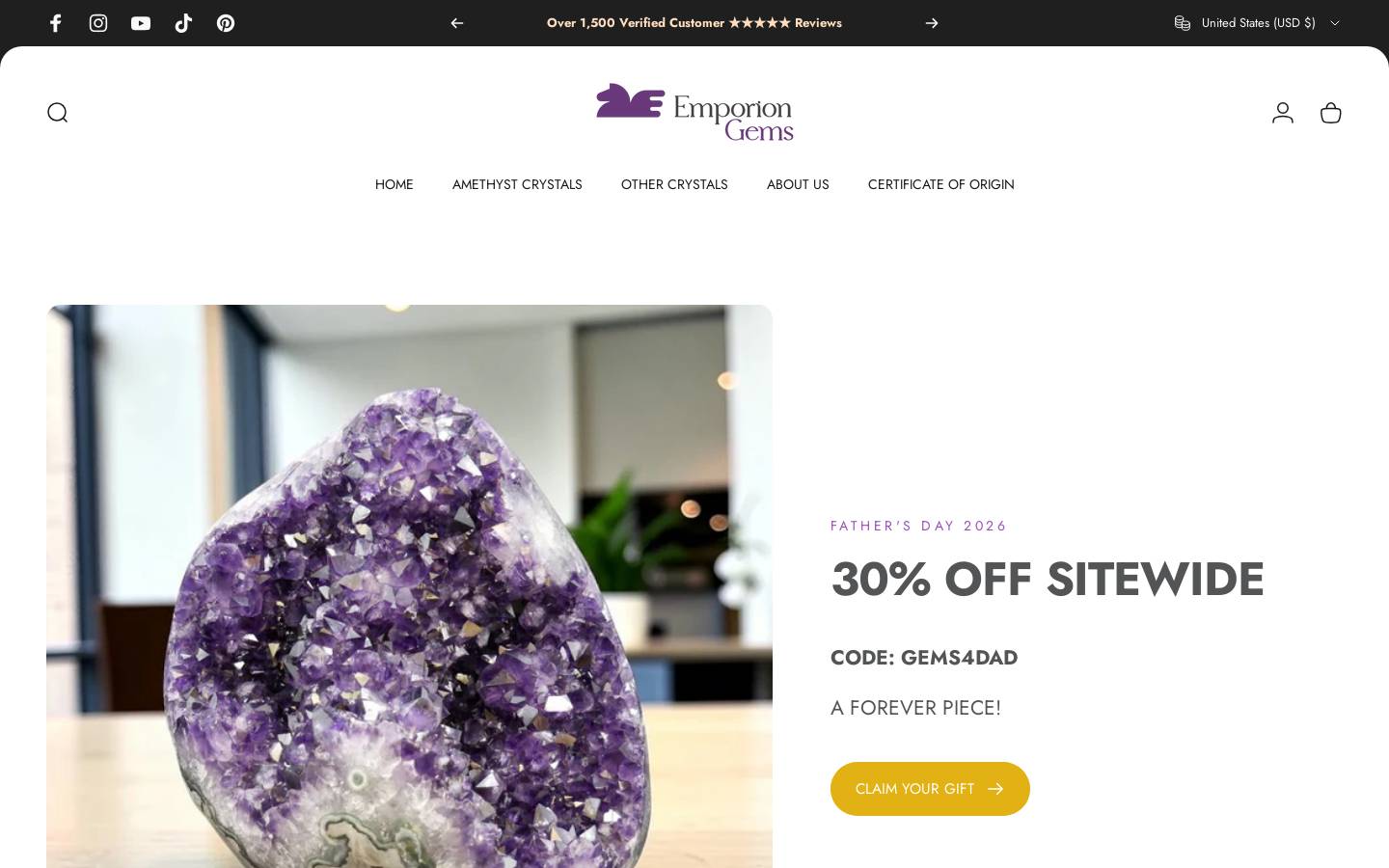 emporiongems.com homepage screenshot
